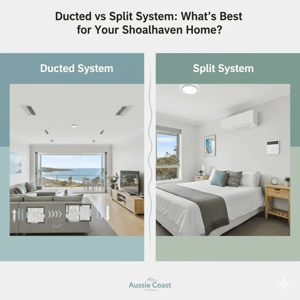 Ducted vs split system air conditioning: a Shoalhaven homeowners' guide